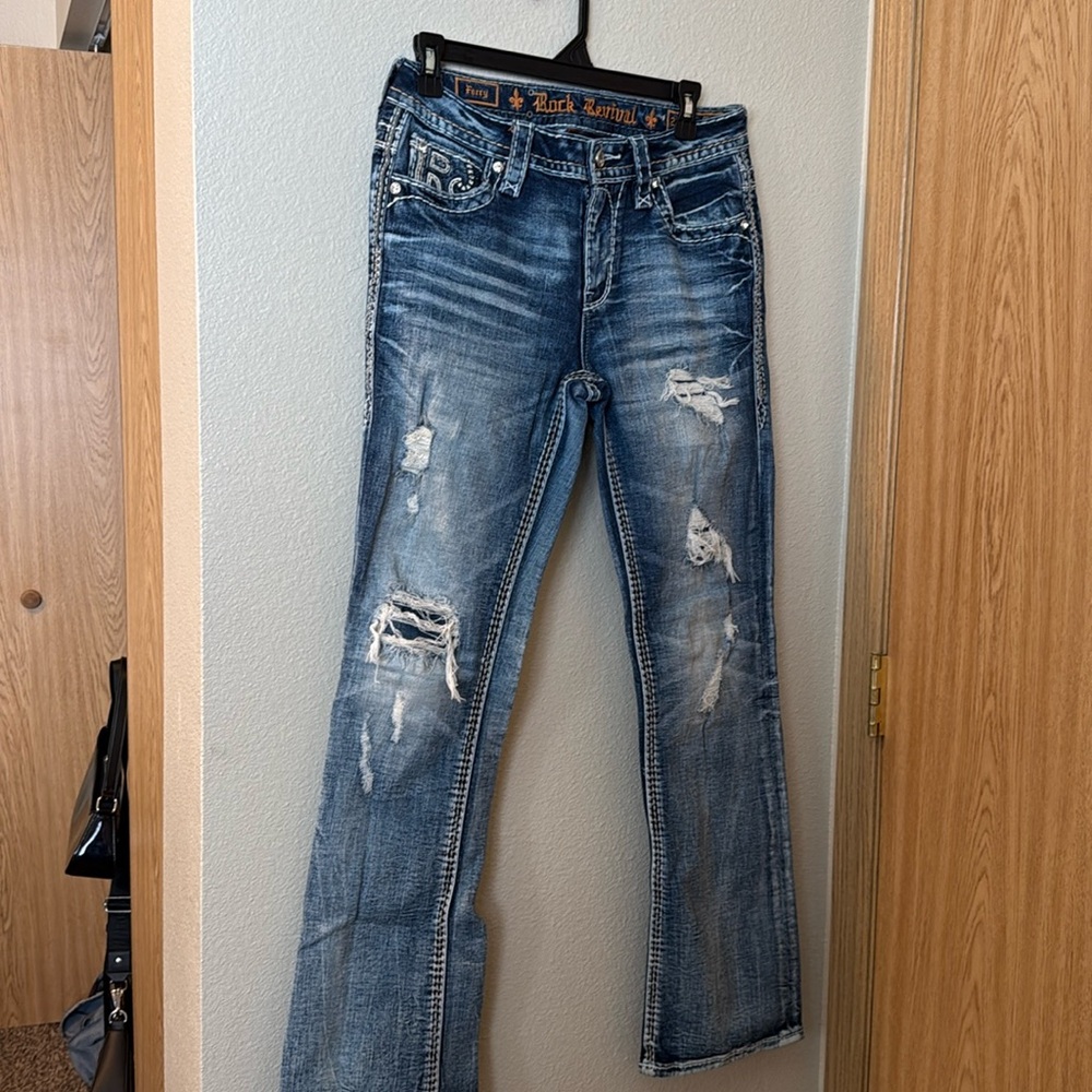 Rock Revival Mid-Rise Bootcut Denim jeans